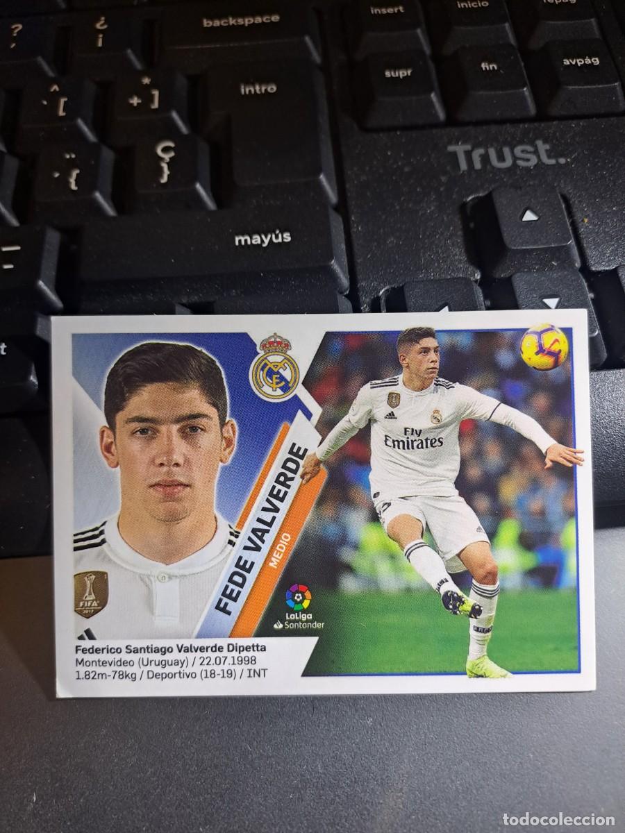 Coleccionismo Cromos antiguos: CROMO FEDE VALVERDE 13B 13 B REAL MADRID LIGA 2019 2020 19 20 ESTE PANINI NUNCA PEGADO
