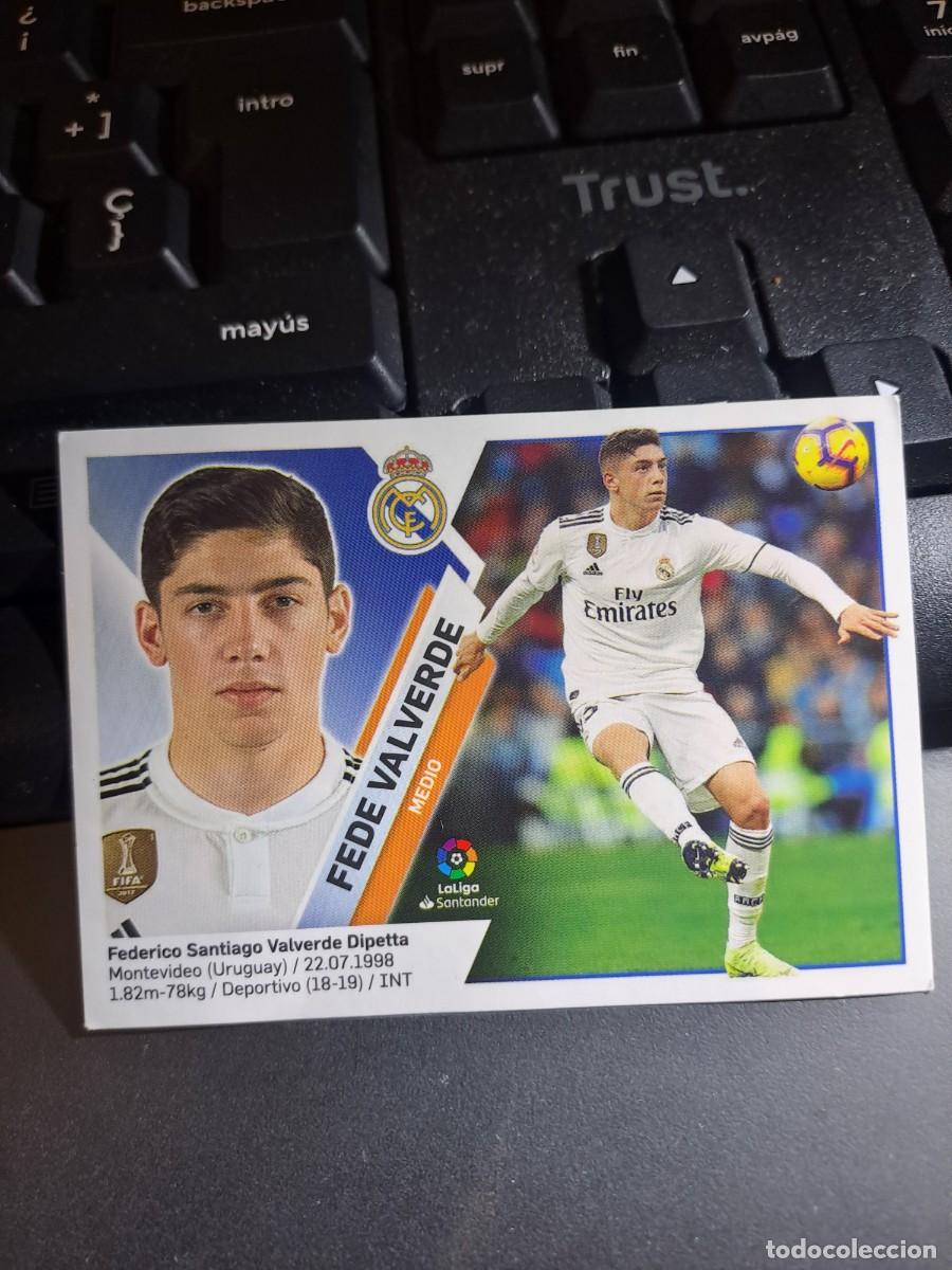 Coleccionismo Cromos antiguos: CROMO FEDE VALVERDE 13B 13 B REAL MADRID LIGA 2019 2020 19 20 ESTE PANINI NUNCA PEGADO