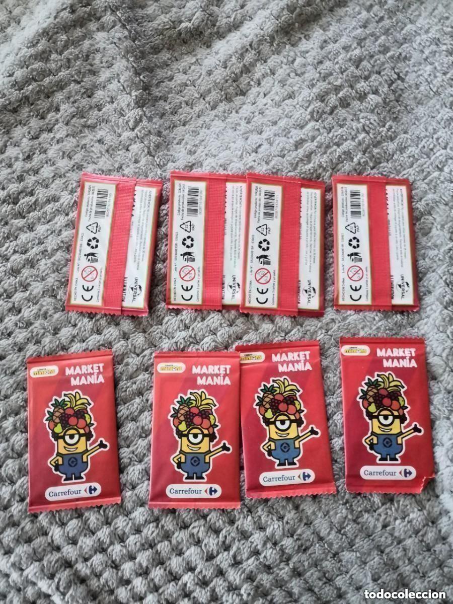 Coleccionismo cromos antiguos: LOTE DE 8 SOBRES MARKET MANIA carrefour