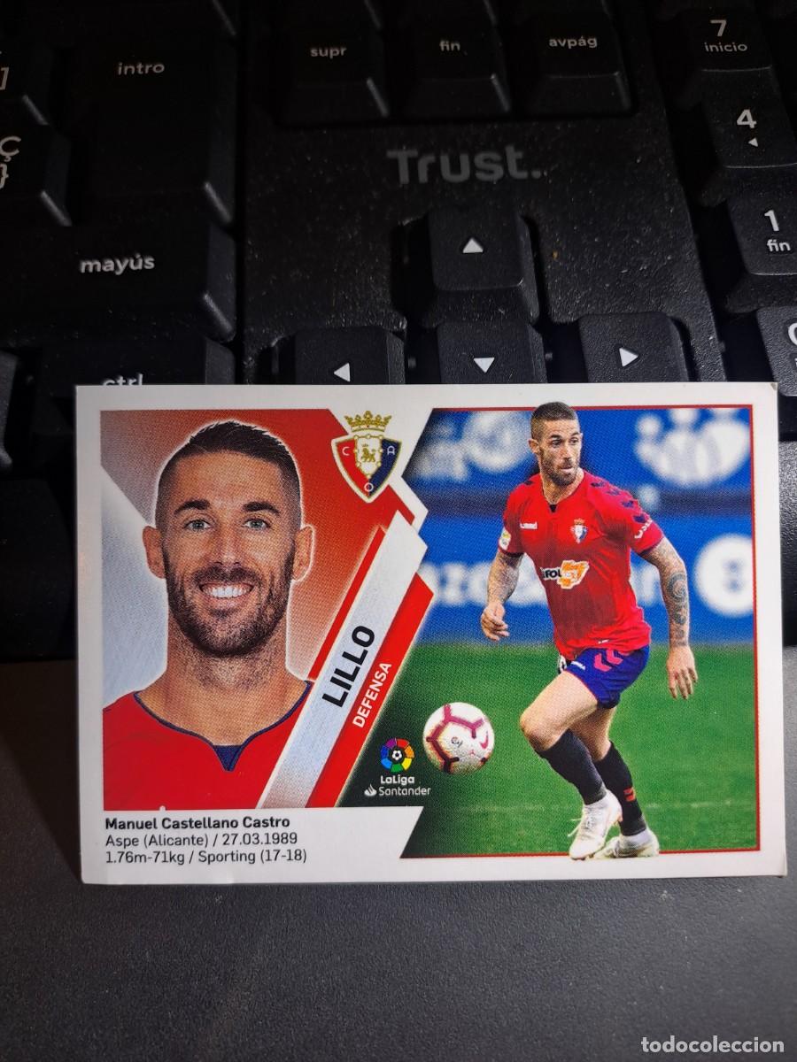 Coleccionismo Cromos antiguos: CROMO LILLO 7B 7 B OSASUNA LIGA 2019 2020 19 20 ESTE PANINI NUNCA PEGADO