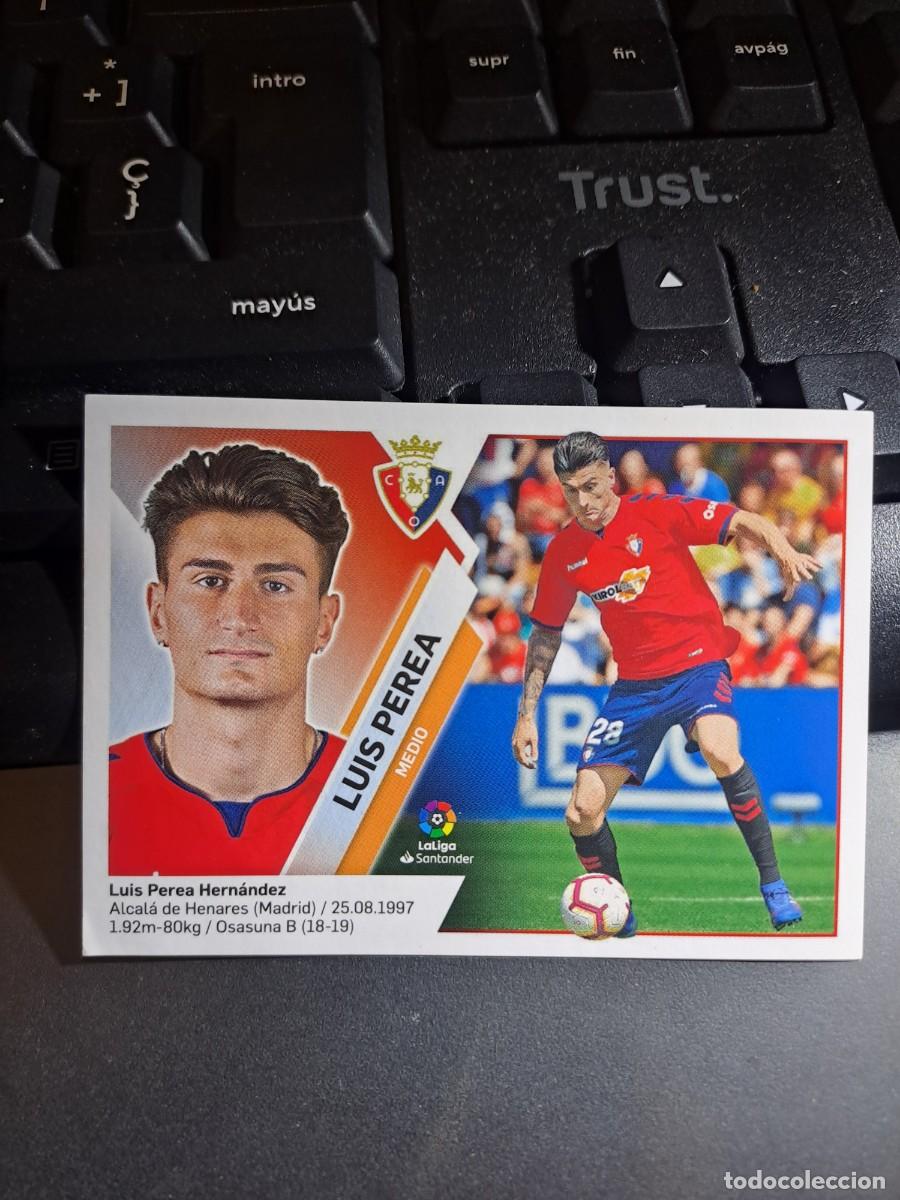 Coleccionismo Cromos antiguos: CROMO LUIS PEREA 12B 12 B OSASUNA LIGA 2019 2020 19 20 ESTE PANINI NUNCA PEGADO