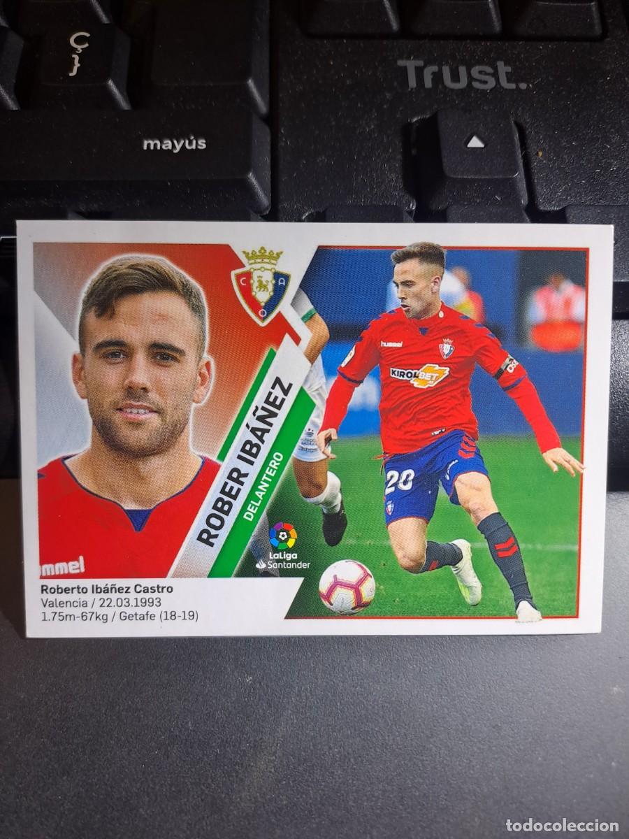 Coleccionismo Cromos antiguos: CROMO ROBER IBA&Ntilde;EZ 13 OSASUNA LIGA 2019 2020 19 20 ESTE PANINI NUNCA PEGADO