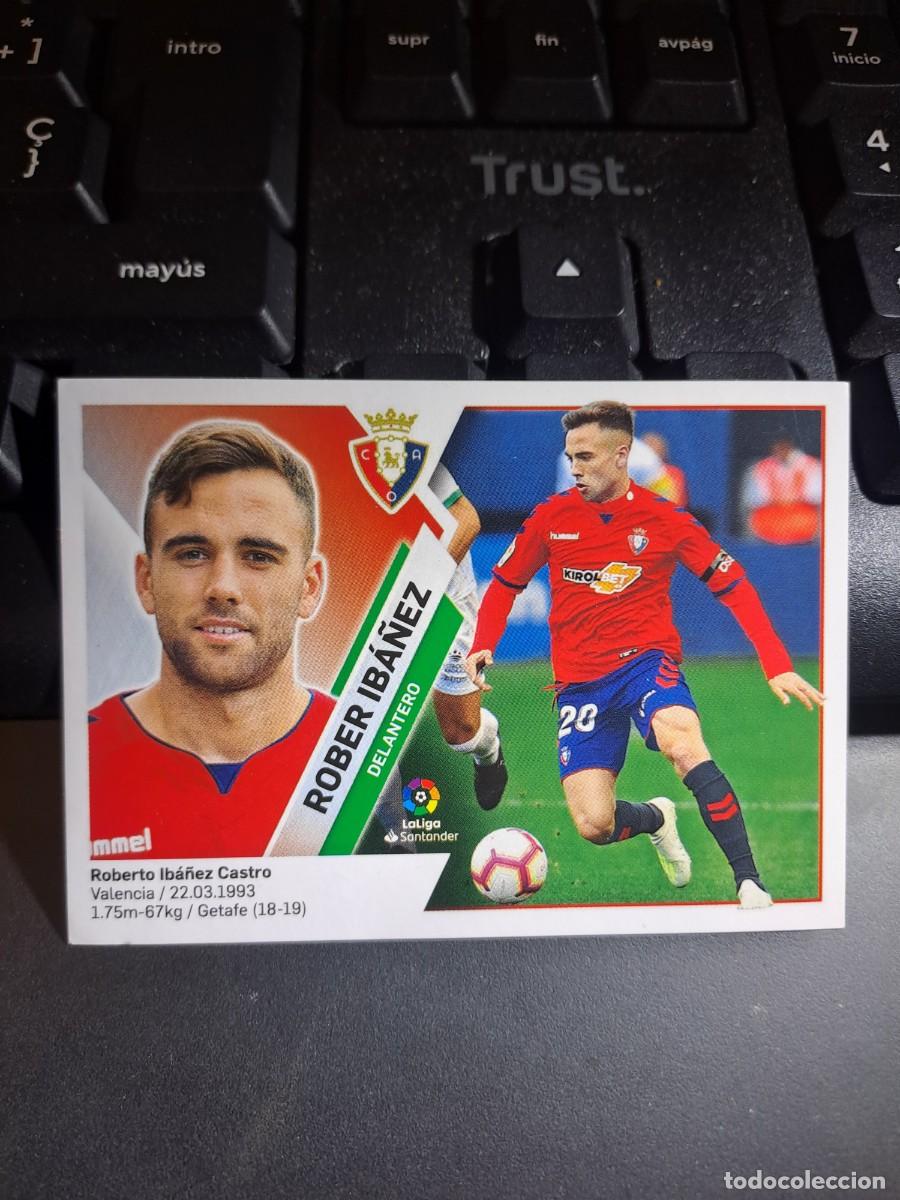 Coleccionismo Cromos antiguos: CROMO ROBER IBA&Ntilde;EZ 13 OSASUNA LIGA 2019 2020 19 20 ESTE PANINI NUNCA PEGADO