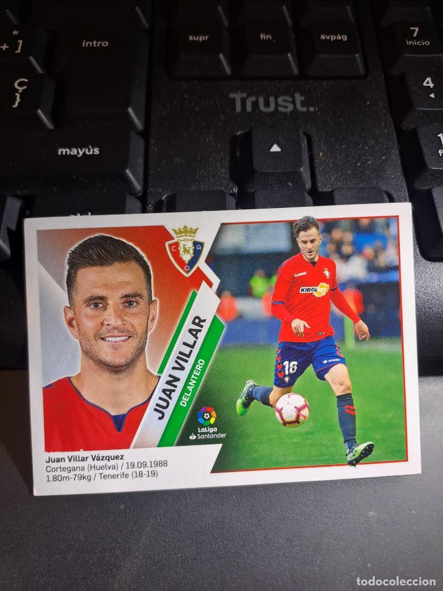 Coleccionismo Cromos antiguos: CROMO JUAN VILLAR 15 OSASUNA LIGA 2019 2020 19 20 ESTE PANINI NUNCA PEGADO