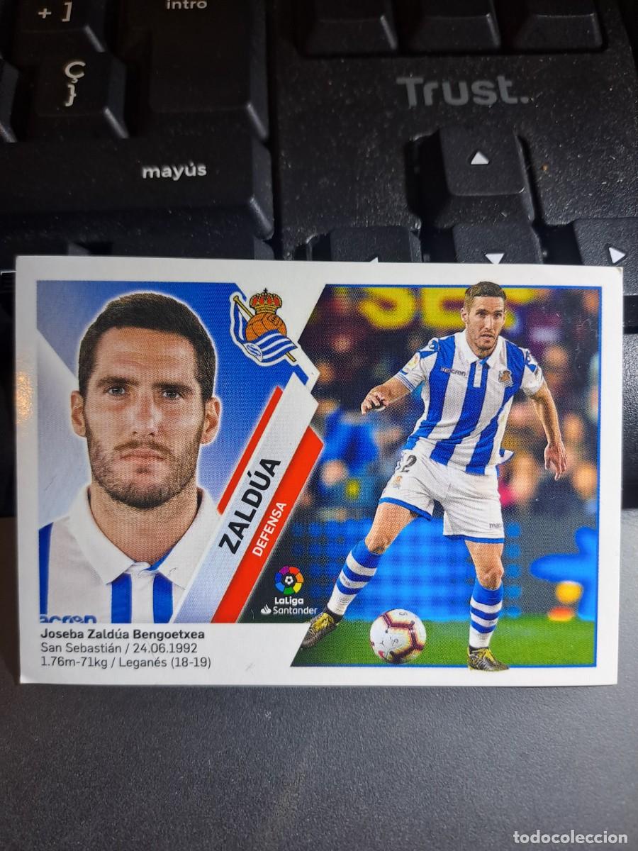 Coleccionismo Cromos antiguos: CROMO ZALDUA 3 REAL SOCIEDAD LIGA 2019 2020 19 20 ESTE PANINI NUNCA PEGADO