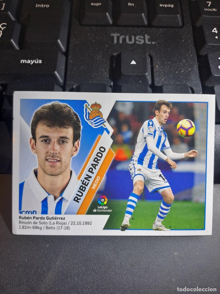 Coleccionismo Cromos antiguos: CROMO RUBEN PARDO 13A 13 A REAL SOCIEDAD LIGA 2019 2020 19 20 ESTE PANINI NUNCA PEGADO