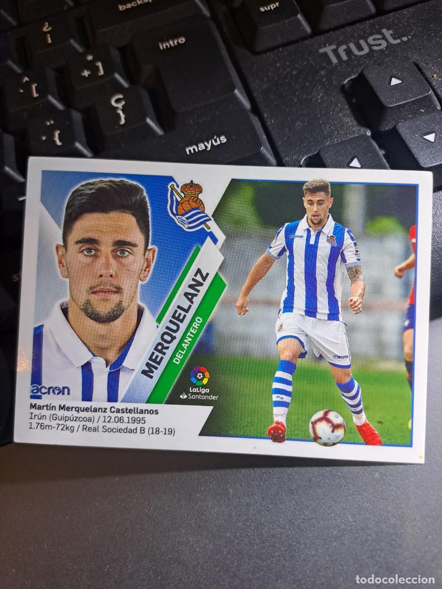 Coleccionismo Cromos antiguos: CROMO MERQUELANZ 15A 15 A REAL SOCIEDAD LIGA 2019 2020 19 20 ESTE PANINI NUNCA PEGADO