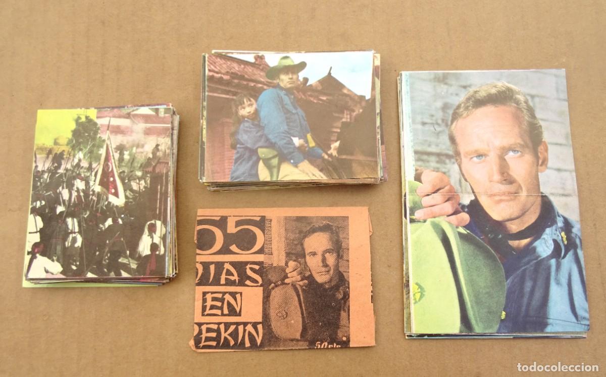 Collectable Antique Stickers: 55 DIAS EN PEKIN FHER COLECCION COMPLETA DE CROMOS SIN PEGAR MAS SOBRE VACIO