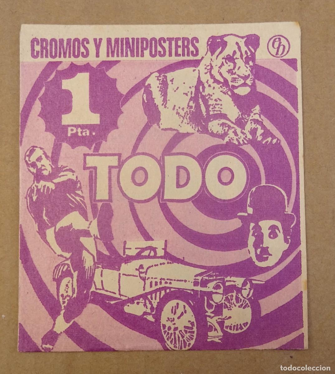 Collectable Antique Stickers: SOBRE DE CROMOS SIN ABRIR TODO ED.BRUGUERA