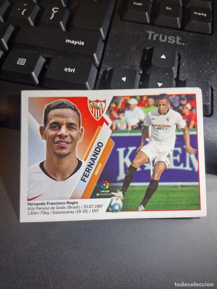Coleccionismo Cromos antiguos: CROMO FERNANDO 12 SEVILLA LIGA 2019 2020 19 20 ESTE PANINI NUNCA PEGADO