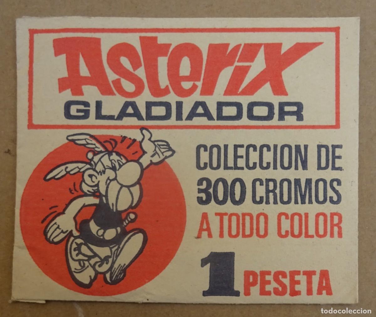 Colecionismo Cromos antigos: SOBRE DE CROMOS ASTERIX ED. BRUGUERA SIN ABRIR