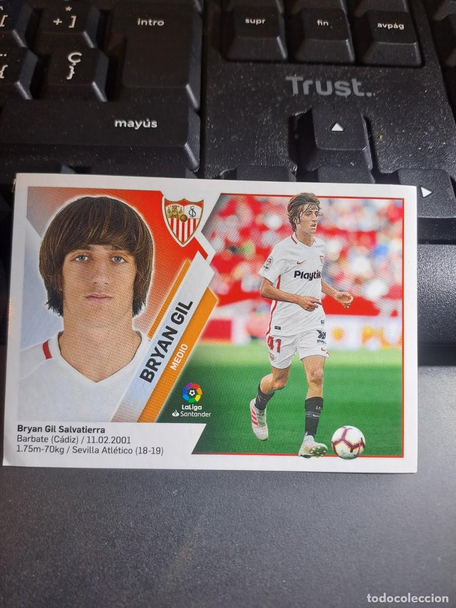 Coleccionismo Cromos antiguos: CROMO BRYAN GIL 13B 13 B SEVILLA LIGA 2019 2020 19 20 ESTE PANINI NUNCA PEGADO
