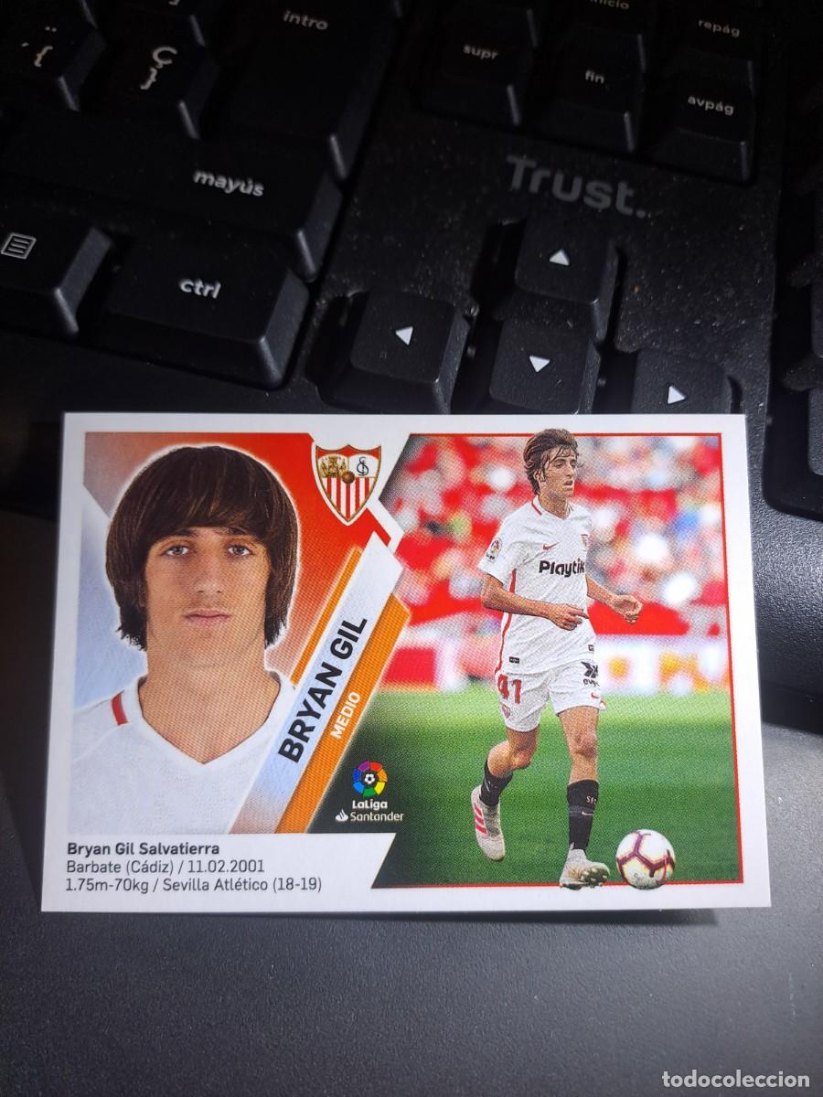 Coleccionismo Cromos antiguos: CROMO BRYAN GIL 13B 13 B SEVILLA LIGA 2019 2020 19 20 ESTE PANINI NUNCA PEGADO