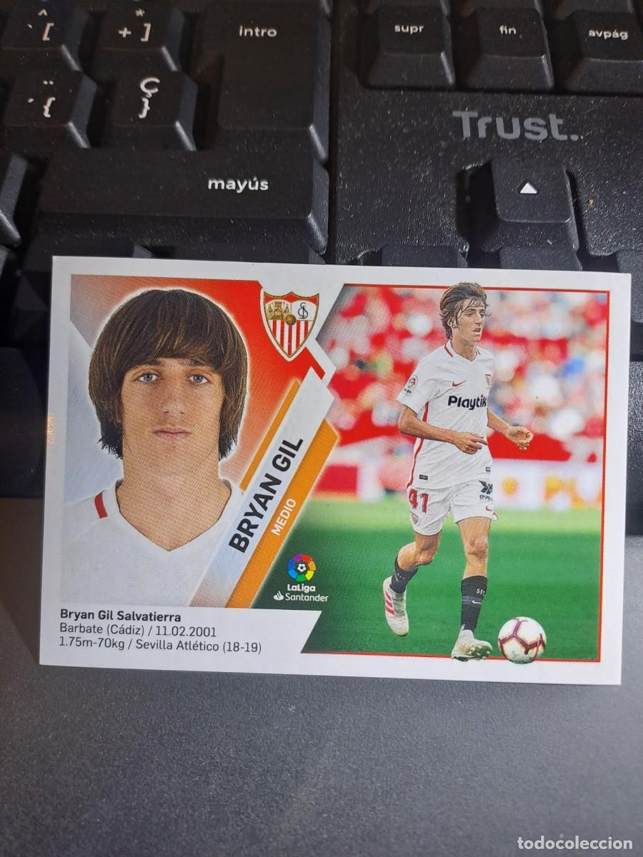 Coleccionismo Cromos antiguos: CROMO BRYAN GIL 13B 13 B SEVILLA LIGA 2019 2020 19 20 ESTE PANINI NUNCA PEGADO
