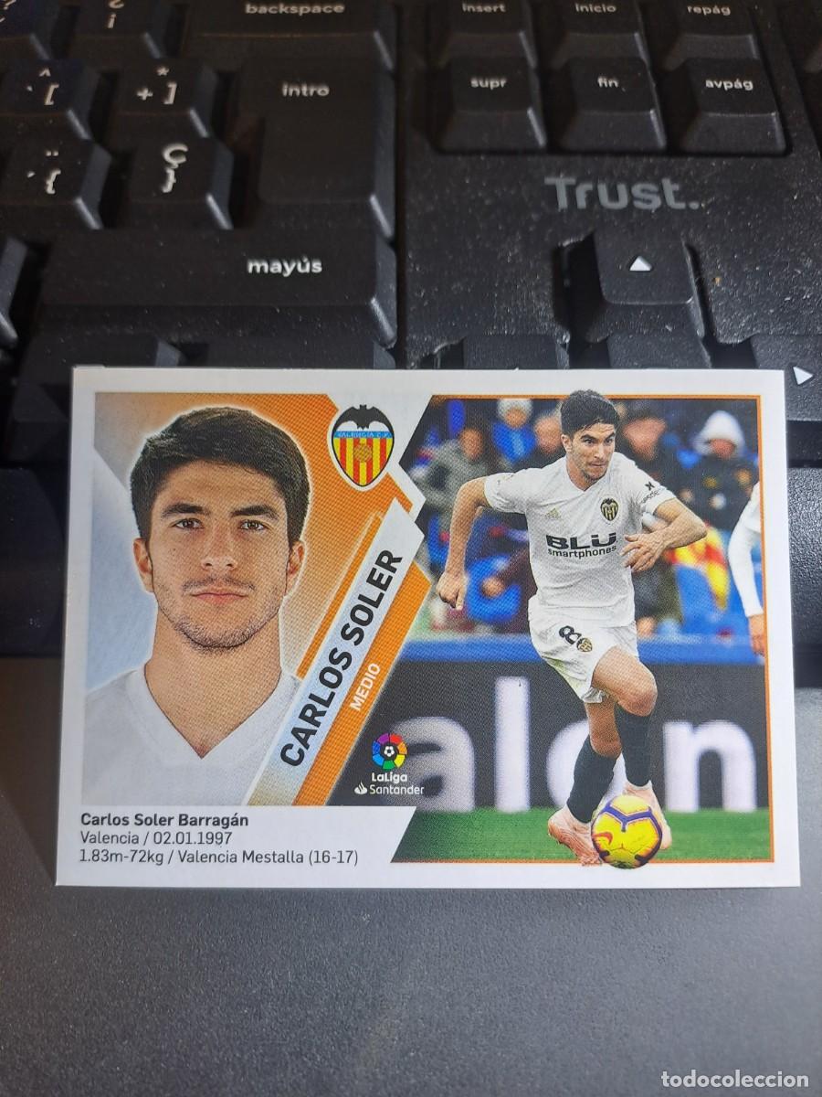 Coleccionismo Cromos antiguos: CROMO CARLOS SOLER 12 VALENCIA LIGA 2019 2020 19 20 ESTE PANINI NUNCA PEGADO