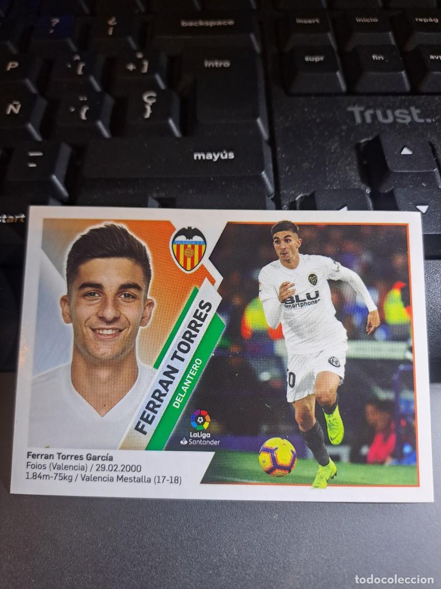 Coleccionismo Cromos antiguos: CROMO FERRAN TORRES 14B 14 B VALENCIA LIGA 2019 2020 19 20 ESTE PANINI NUNCA PEGADO