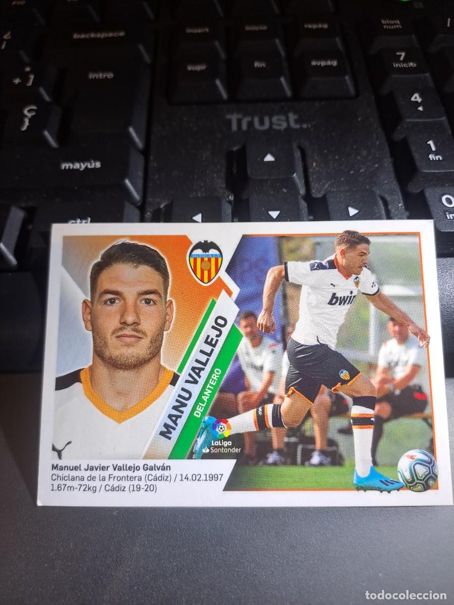 Coleccionismo Cromos antiguos: CROMO MANU VALLEJO 16 VALENCIA LIGA 2019 2020 19 20 ESTE PANINI NUNCA PEGADO