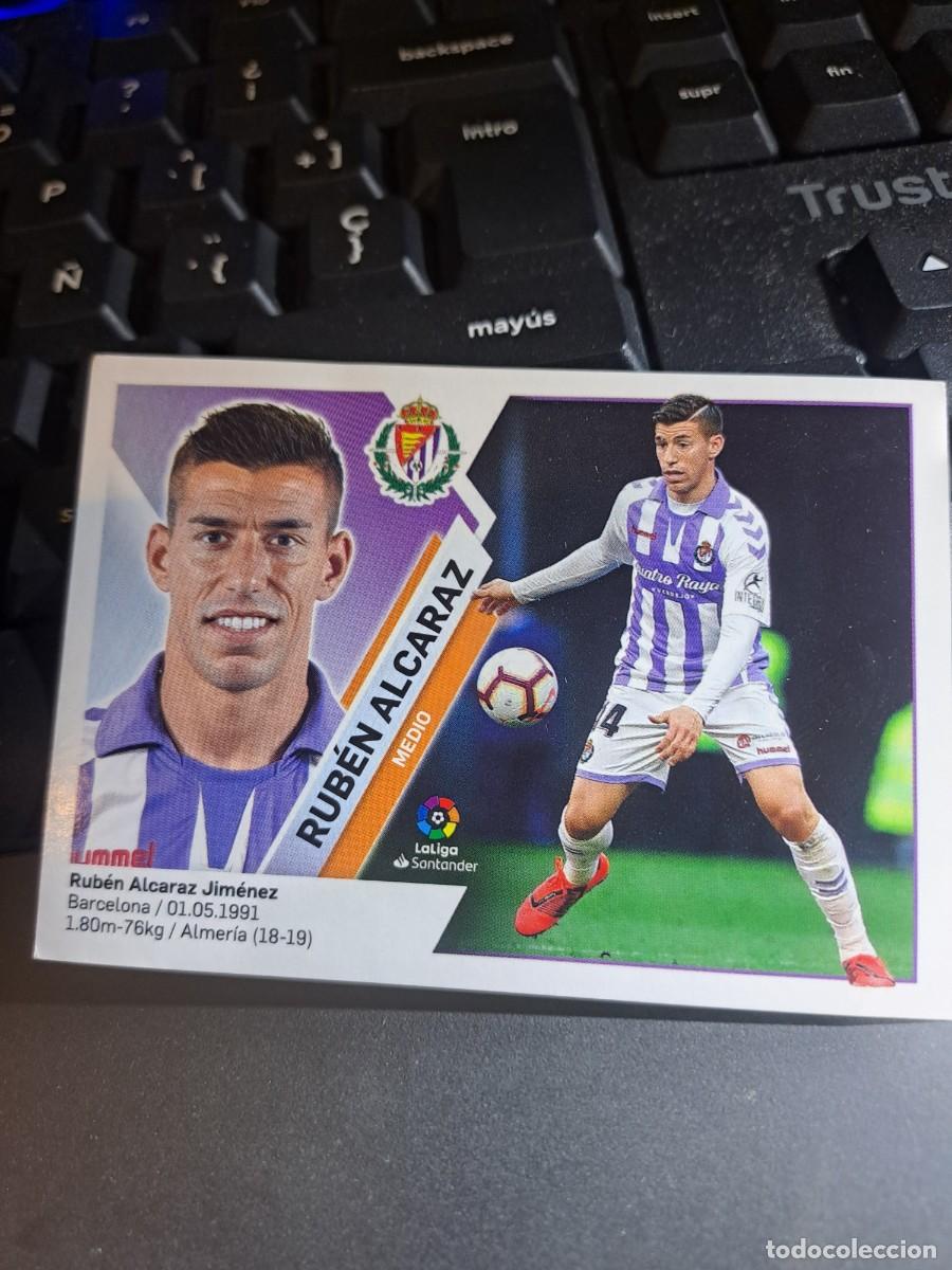 Coleccionismo Cromos antiguos: CROMO RUBEN ALCARAZ 8 VALLADOLID LIGA 2019 2020 19 20 ESTE PANINI NUNCA PEGADO