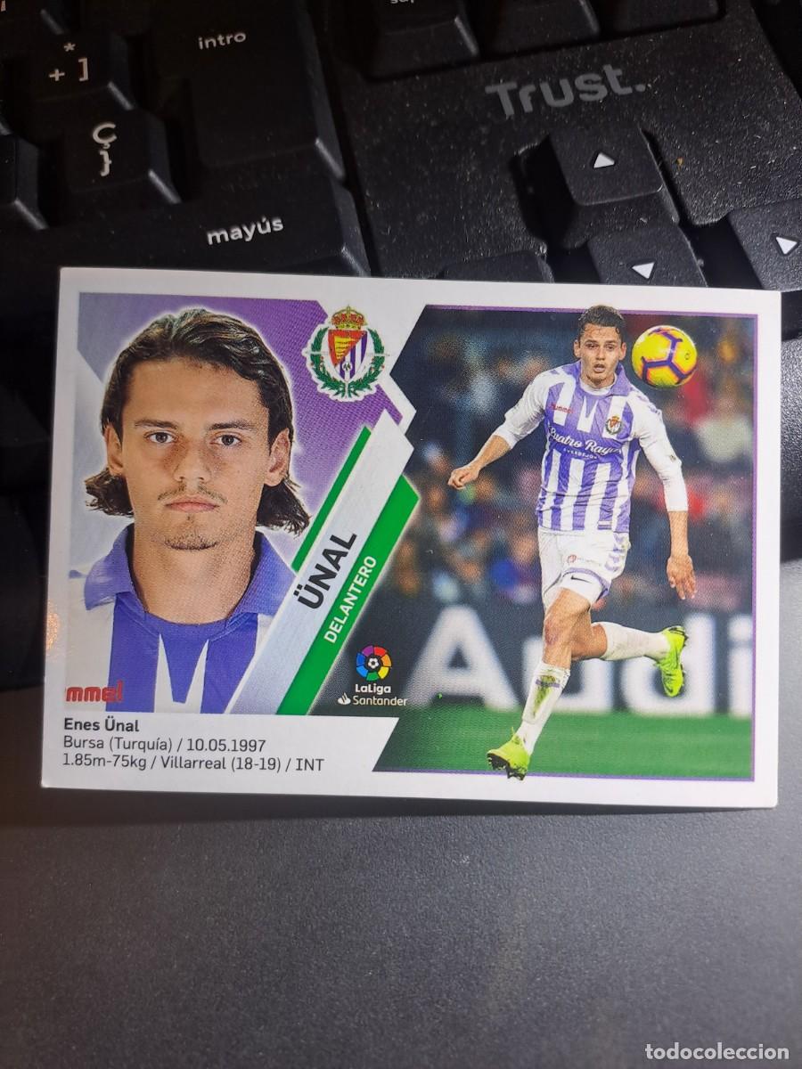 Coleccionismo Cromos antiguos: CROMO U&Ntilde;AL 14 VALLADOLID LIGA 2019 2020 19 20 ESTE PANINI NUNCA PEGADO