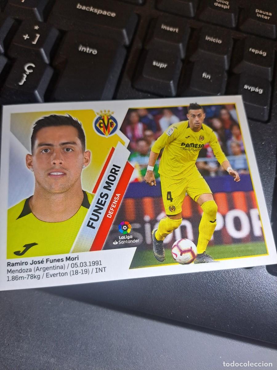 Coleccionismo Cromos antiguos: CROMO FUNES MORI 6A 6 A VILLARREAL LIGA 2019 2020 19 20 ESTE PANINI NUNCA PEGADO