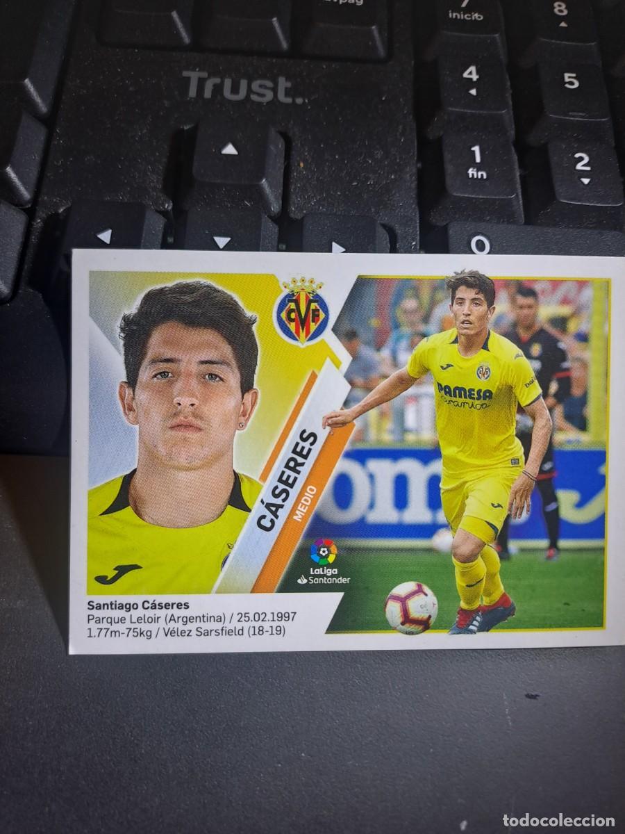 Coleccionismo Cromos antiguos: CROMO CASERES 11A 11 A VILLARREAL LIGA 2019 2020 19 20 ESTE PANINI NUNCA PEGADO