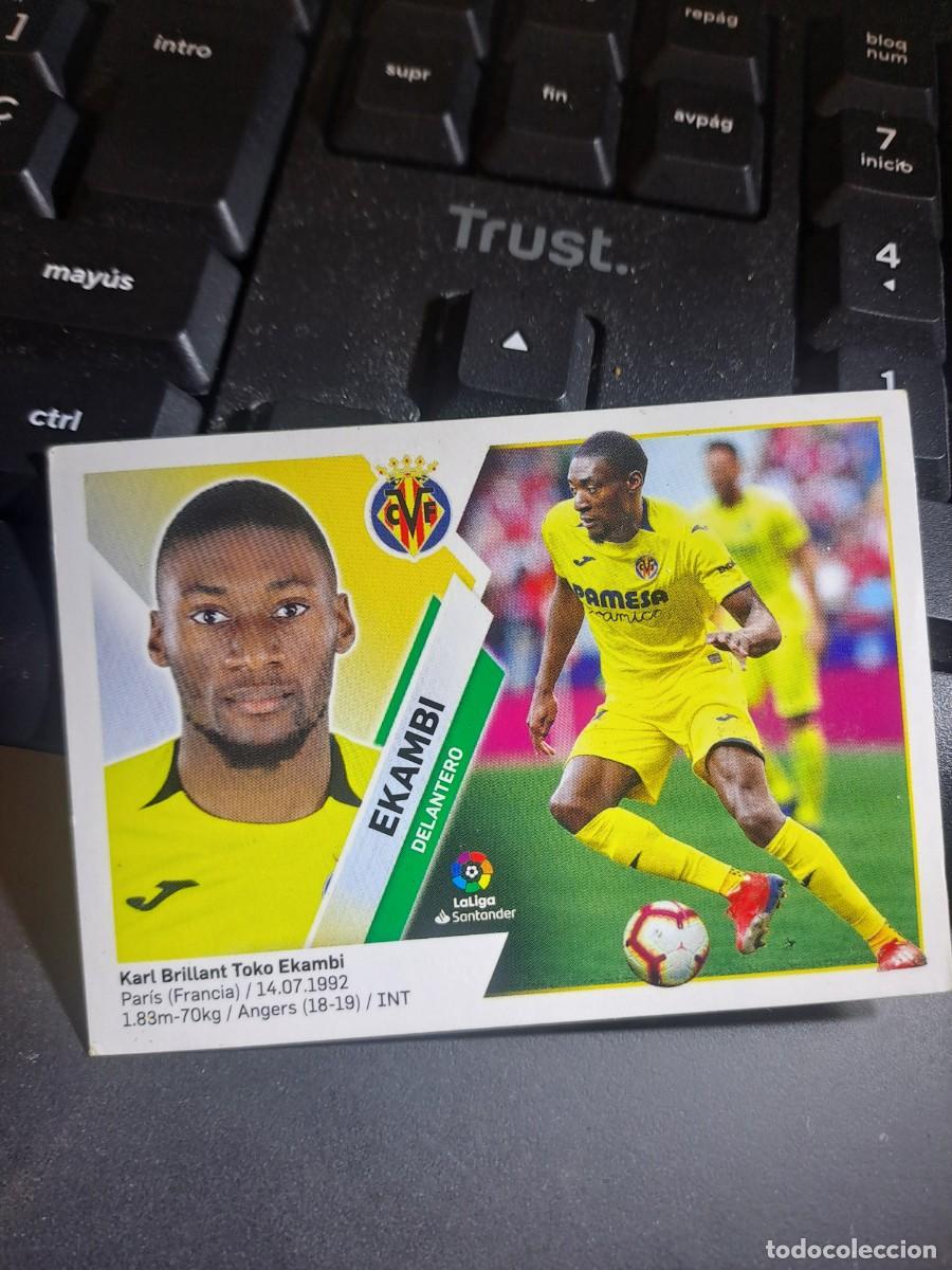 Coleccionismo Cromos antiguos: CROMO EKAMBI 14 VILLARREAL LIGA 2019 2020 19 20 ESTE PANINI NUNCA PEGADO