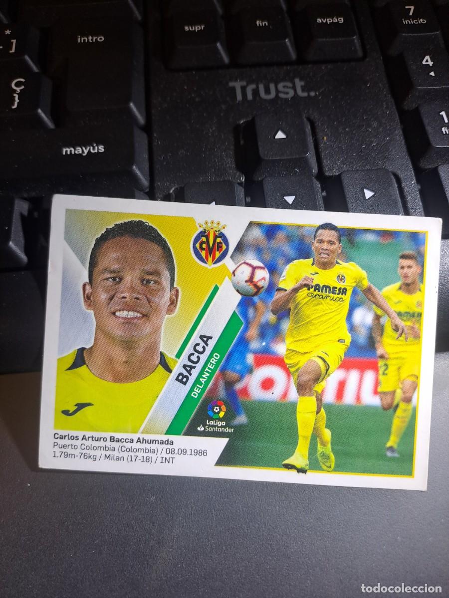 Coleccionismo Cromos antiguos: CROMO BACCA 15 VILLARREAL LIGA 2019 2020 19 20 ESTE PANINI NUNCA PEGADO