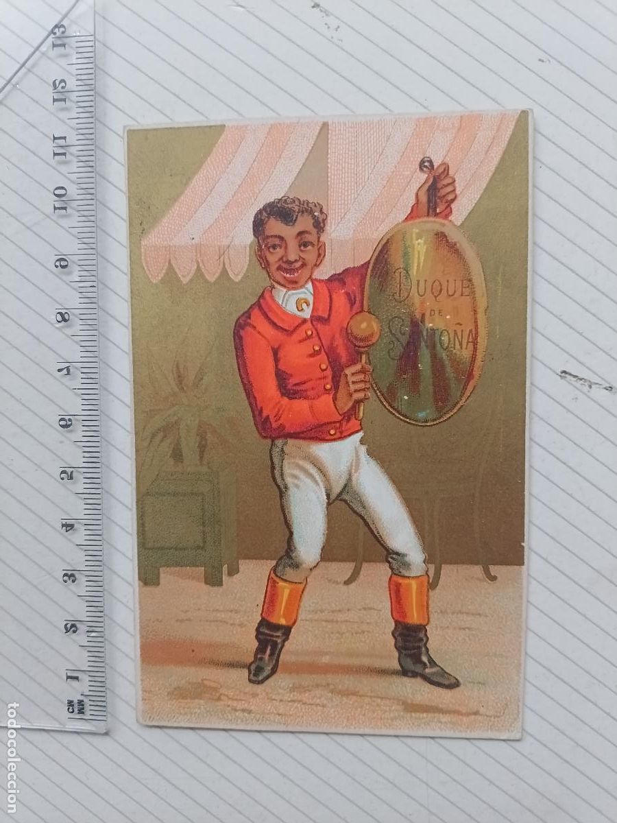 Coleccionismo Cromos antiguos: Duque de Santo&ntilde;a. Cromo antiguo