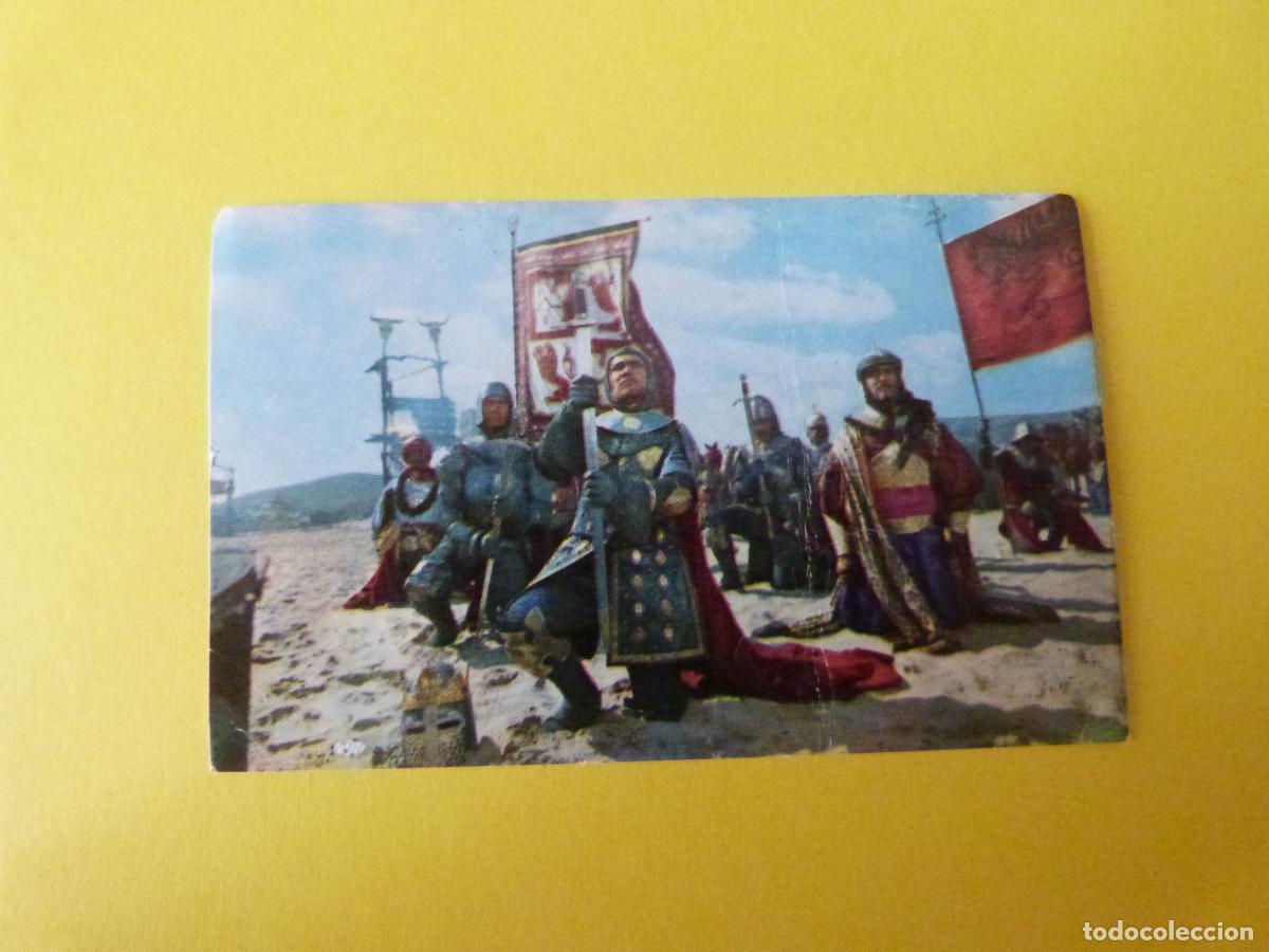 Coleccionismo Cromos antiguos: CROMO DE EL CID DESPEGADO N&ordm; 195 A&Ntilde;O 1962 ALBUM EL CID DE FHER