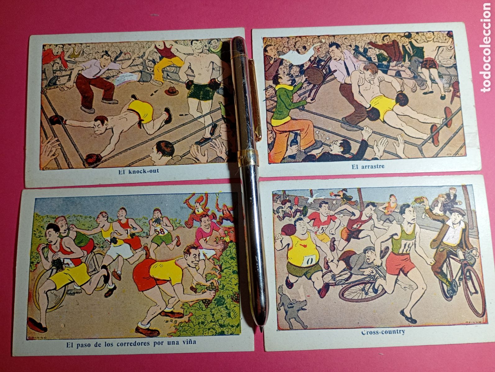 Coleccionismo Cromos antiguos: OPISSO CROMOS SPORTS SIGLO XX 8 DIFERENTES SIN NUMERAR Y SIN PUBLICIDAD detalle en descripci&oacute;n 1