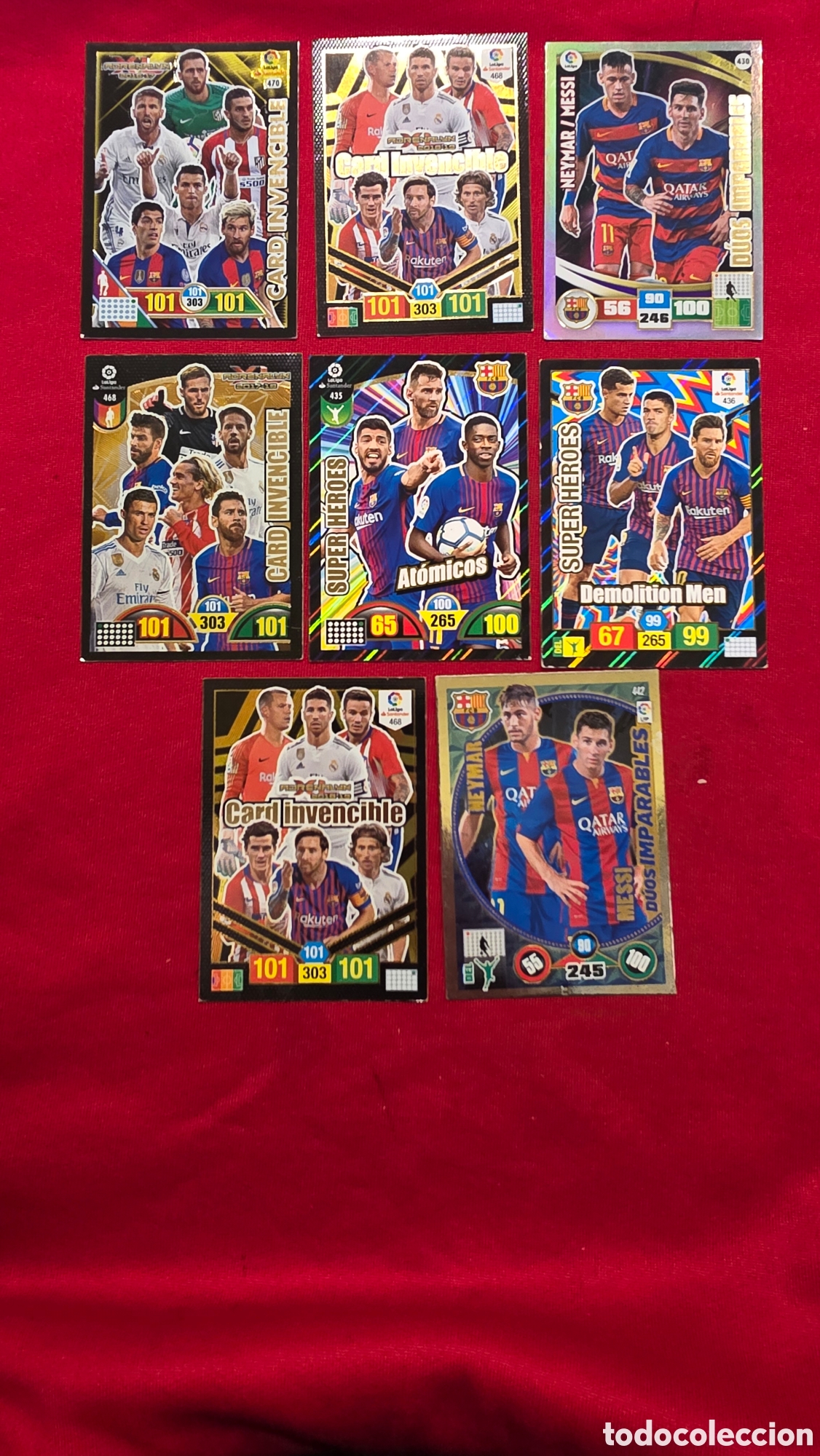Coleccionismo Cromos antiguos: MESSI ,LOTE DE 8 CARTAS EN LA QUE ESTA MESSI CON OTROS JUGADORES ROOKIE CARD