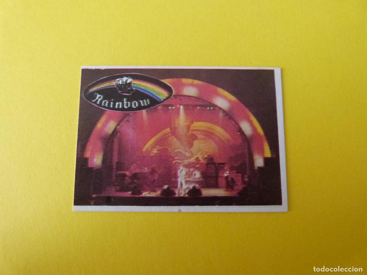 Collectionnisme Cartes &agrave; collectionner anciennes: CROMO DE RAINBOW SIN PEGAR N&ordm; 39 A&Ntilde;O 1984 DEL ALBUM SUPER MUSICAL DE EYDER