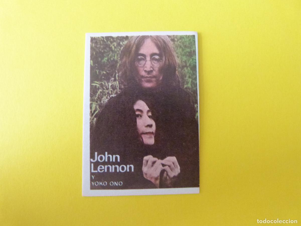Collectionnisme Cartes &agrave; collectionner anciennes: CROMO DE JOHN LENNON SIN PEGAR N&ordm; 89 A&Ntilde;O 1984 DEL ALBUM SUPER MUSICAL DE EYDER