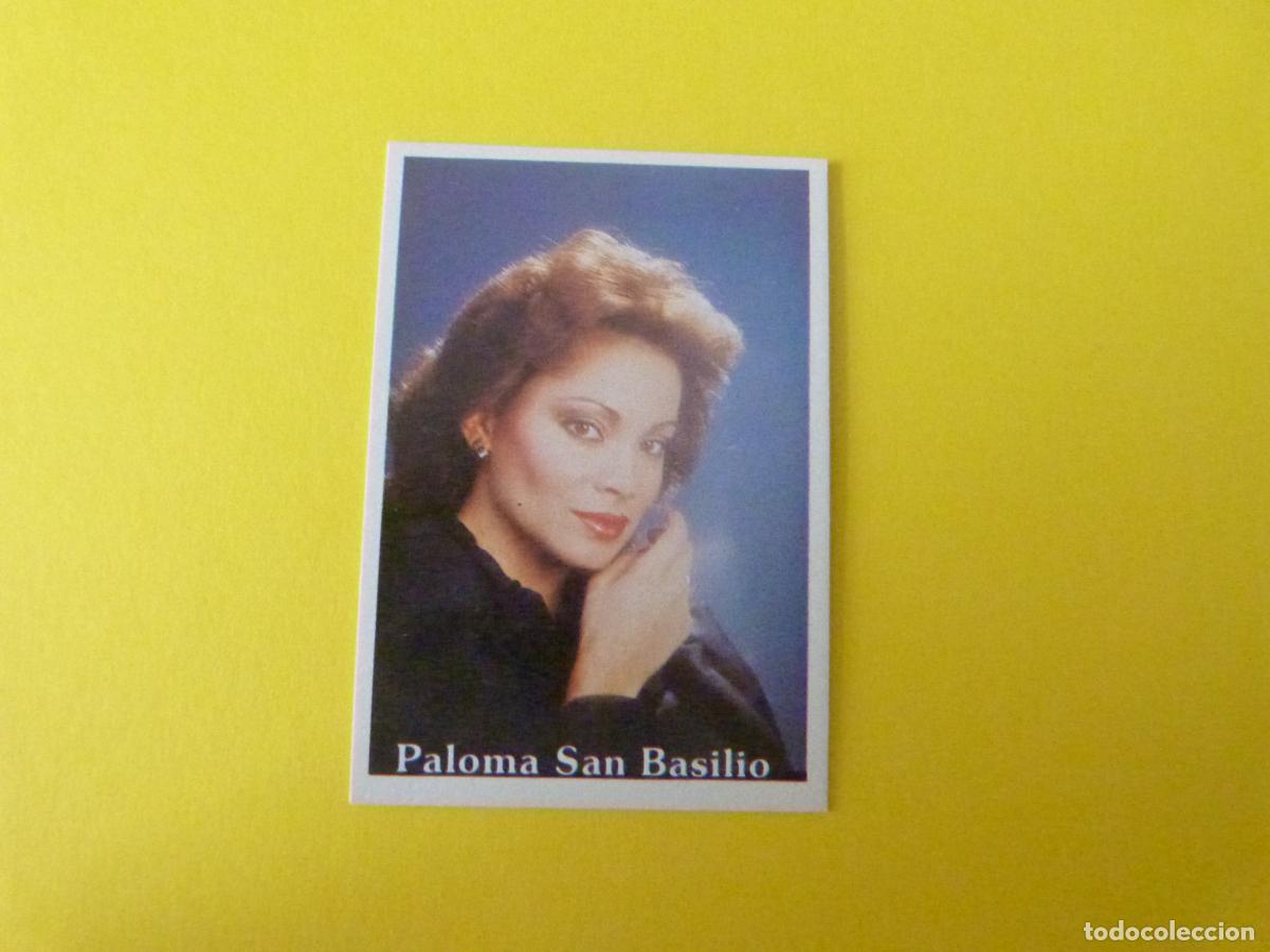 Coleccionismo Cromos antiguos: CROMO DE PALOMA SAN BASILIO SIN PEGAR N&ordm; 134 A&Ntilde;O 1984 DEL ALBUM SUPER MUSICAL DE EYDER