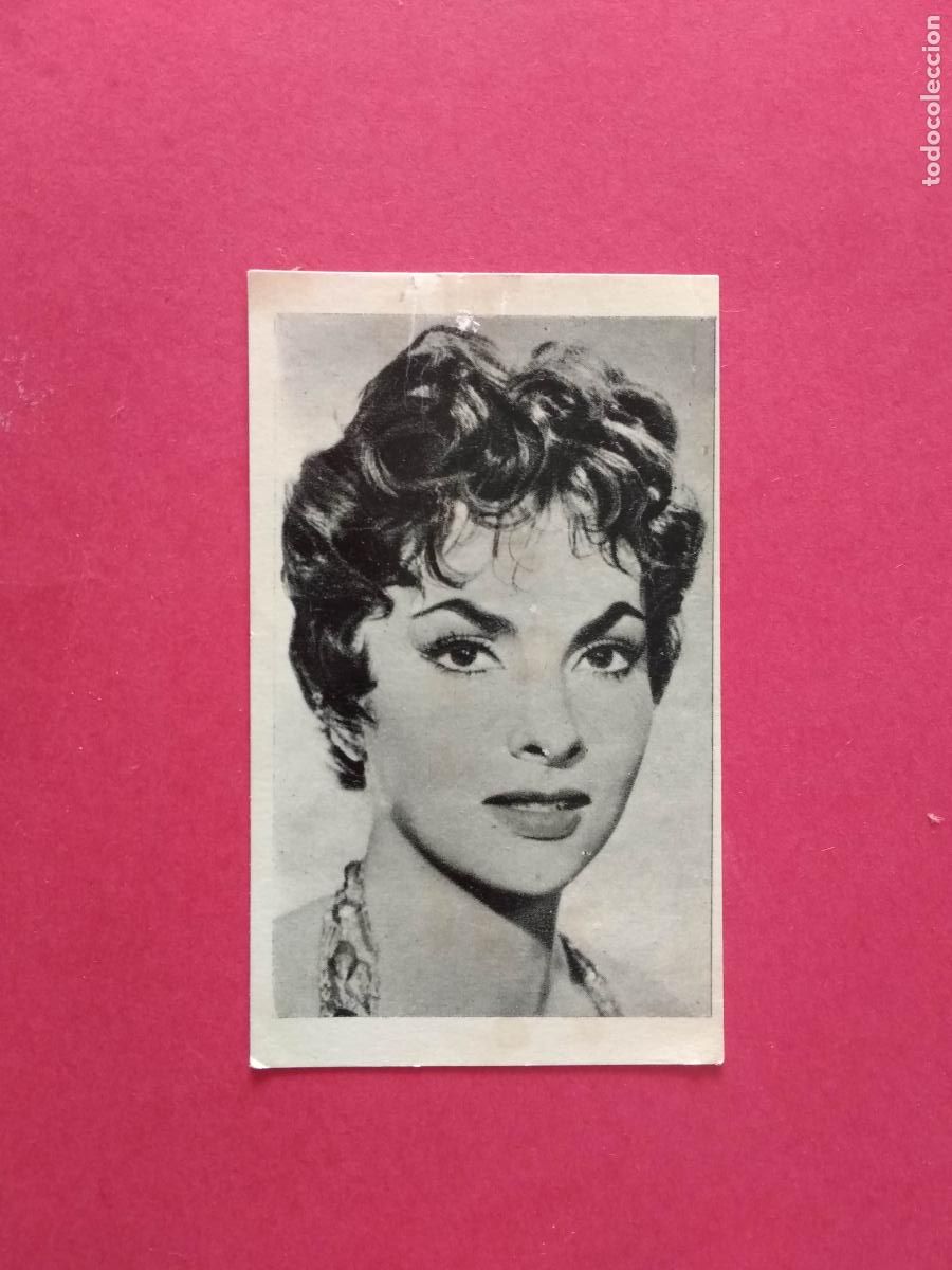 Coleccionismo Cromos antiguos: ESTRELLAS DE LA PANTALLA EDITORIAL RUIZ ROMERO CINE CROMO NUNCA PEGADO N&ordm; 75 GINA LOLLOBRIGIDA