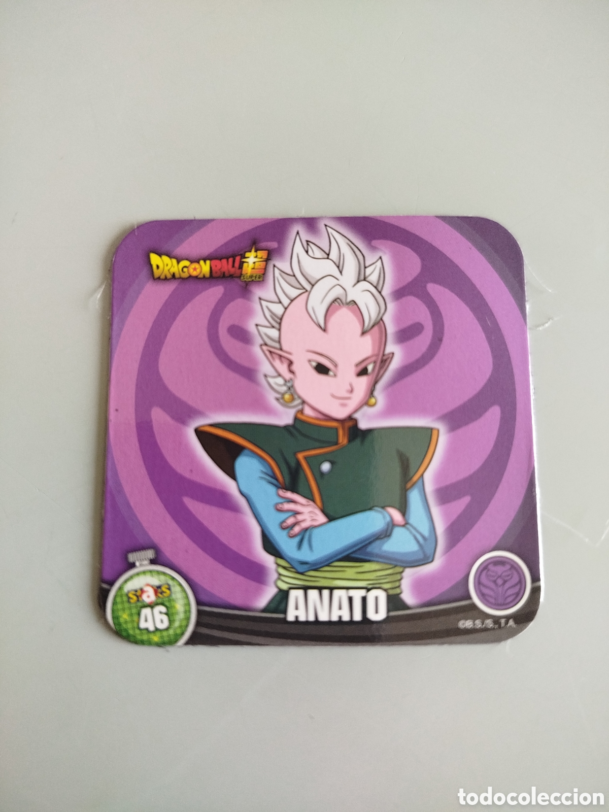 Coleccionismo Cromos antiguos: STAKS DRAGON BALL Z - N&ordm; 046 / 46 - PANINI - IMAN (N7B1)
