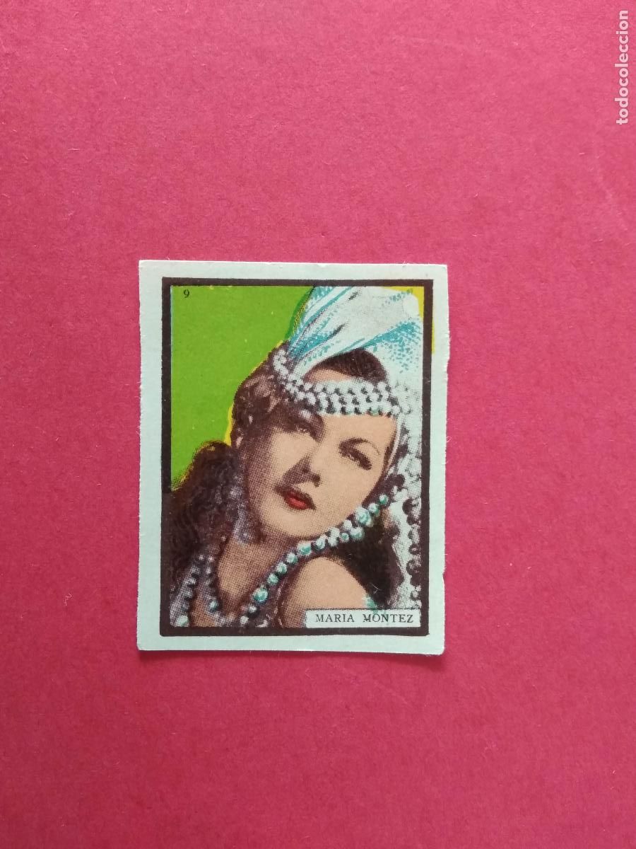 Sammeln alte Sammelbilder: CROMOS CINE ACTOR ACTRIZ EDITORIAL DESCONOCIDA CROMO , MARIA MONTEZ