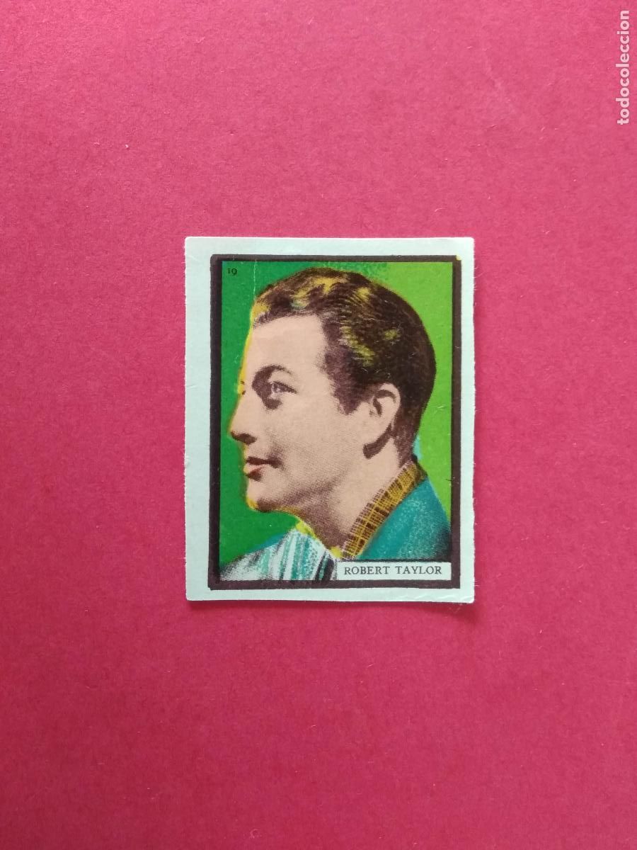 Coleccionismo Cromos antiguos: CROMOS CINE ACTOR ACTRIZ EDITORIAL DESCONOCIDA CROMO , ROBERT TAYLOR