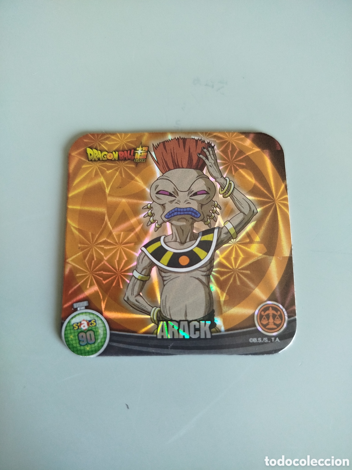 Coleccionismo Cromos antiguos: STAKS DRAGON BALL Z - N&ordm; 090 / 90 - PANINI - IMAN (N7B1)