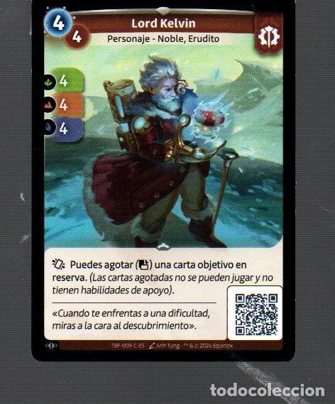 Coleccionismo Cromos antiguos: CROMO DE CASA EQUINOX N&ordm; 9 DEL A&Ntilde;O 2024 LORD KELVIN