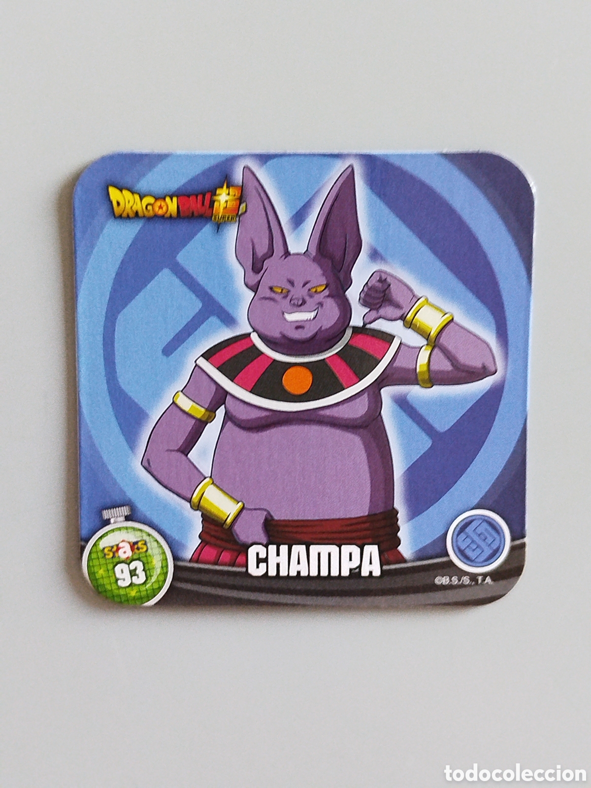 Coleccionismo Cromos antiguos: STAKS DRAGON BALL Z - CHAMPA - N&ordm; 093 / 93 - PANINI - IMAN (N7B1)