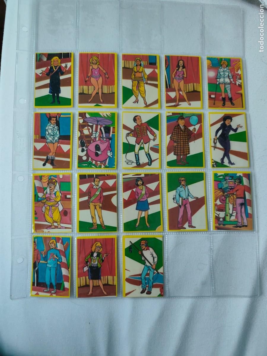 Coleccionismo Cromos antiguos: Colecci&oacute;n completa Bimbo. un dos tres. Cromos troquelados