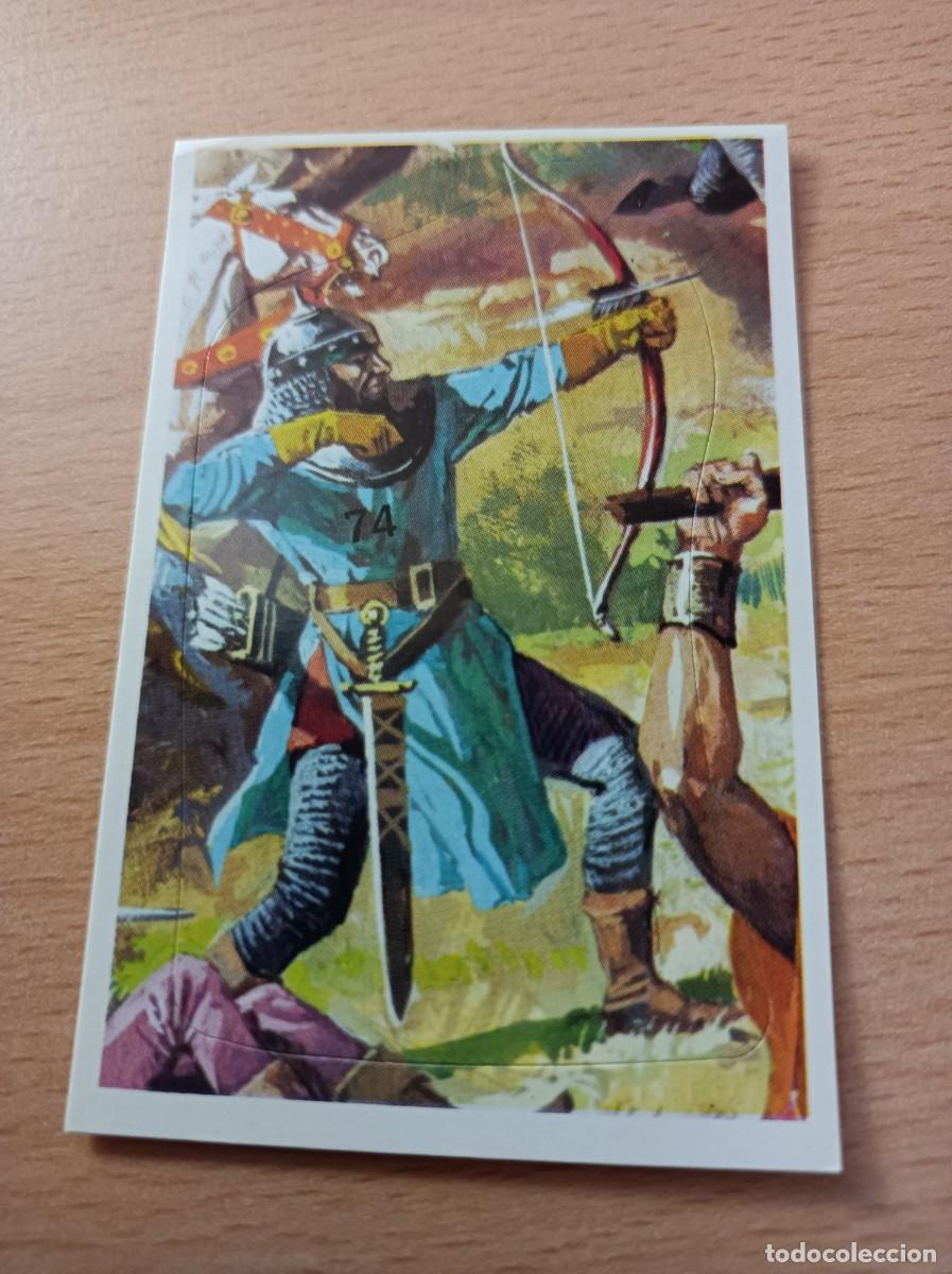 Coleccionismo Cromos antiguos: CROMO N&ordm; 74 BATALLAS HIST&Oacute;RICAS EDITORIAL COX SIN PEGAR COMPATIBLE CON DIFUSURA DE CULTURAS