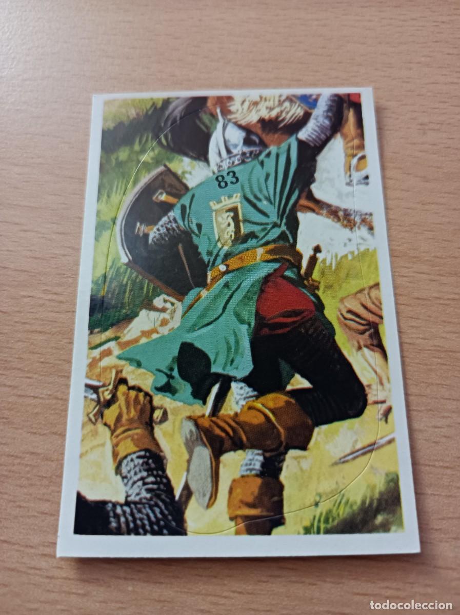 Coleccionismo Cromos antiguos: CROMO N&ordm; 83 BATALLAS HIST&Oacute;RICAS EDITORIAL COX SIN PEGAR COMPATIBLE CON DIFUSURA DE CULTURAS