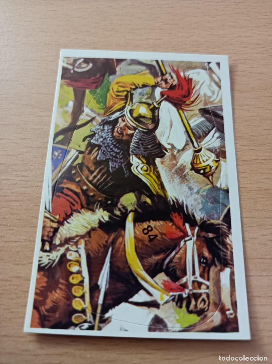 Coleccionismo Cromos antiguos: CROMO N&ordm; 84 BATALLAS HIST&Oacute;RICAS EDITORIAL COX SIN PEGAR COMPATIBLE CON DIFUSURA DE CULTURAS