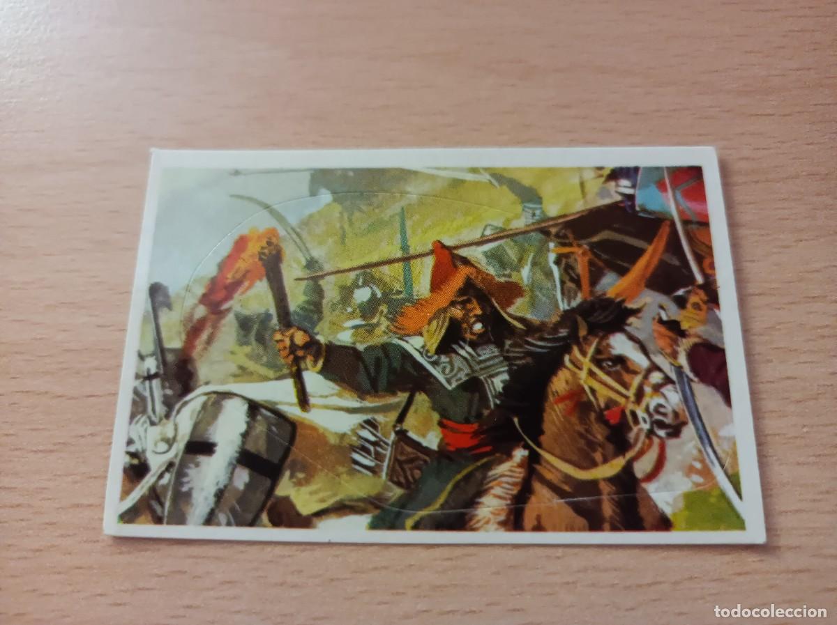 Coleccionismo Cromos antiguos: CROMO N&ordm; 85 BATALLAS HIST&Oacute;RICAS EDITORIAL COX SIN PEGAR COMPATIBLE CON DIFUSURA DE CULTURAS