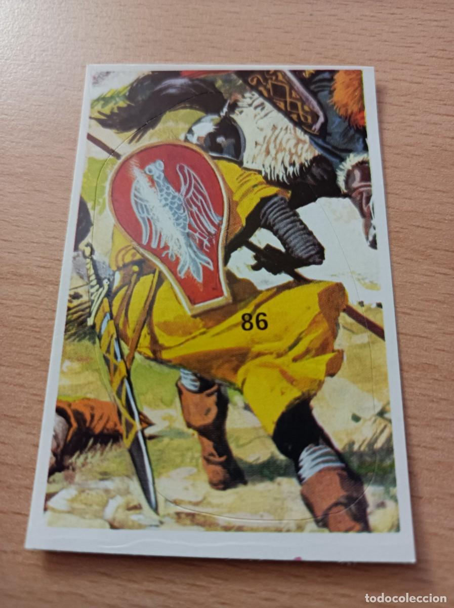 Coleccionismo Cromos antiguos: CROMO N&ordm; 86 BATALLAS HIST&Oacute;RICAS EDITORIAL COX SIN PEGAR COMPATIBLE CON DIFUSURA DE CULTURAS