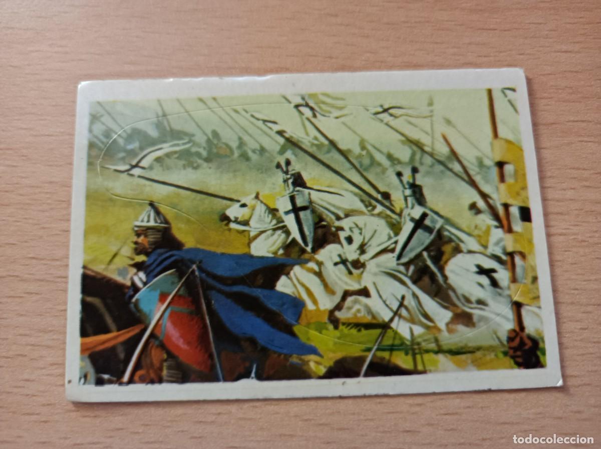 Coleccionismo Cromos antiguos: CROMO N&ordm; 88 BATALLAS HIST&Oacute;RICAS EDITORIAL COX SIN PEGAR COMPATIBLE CON DIFUSURA DE CULTURAS