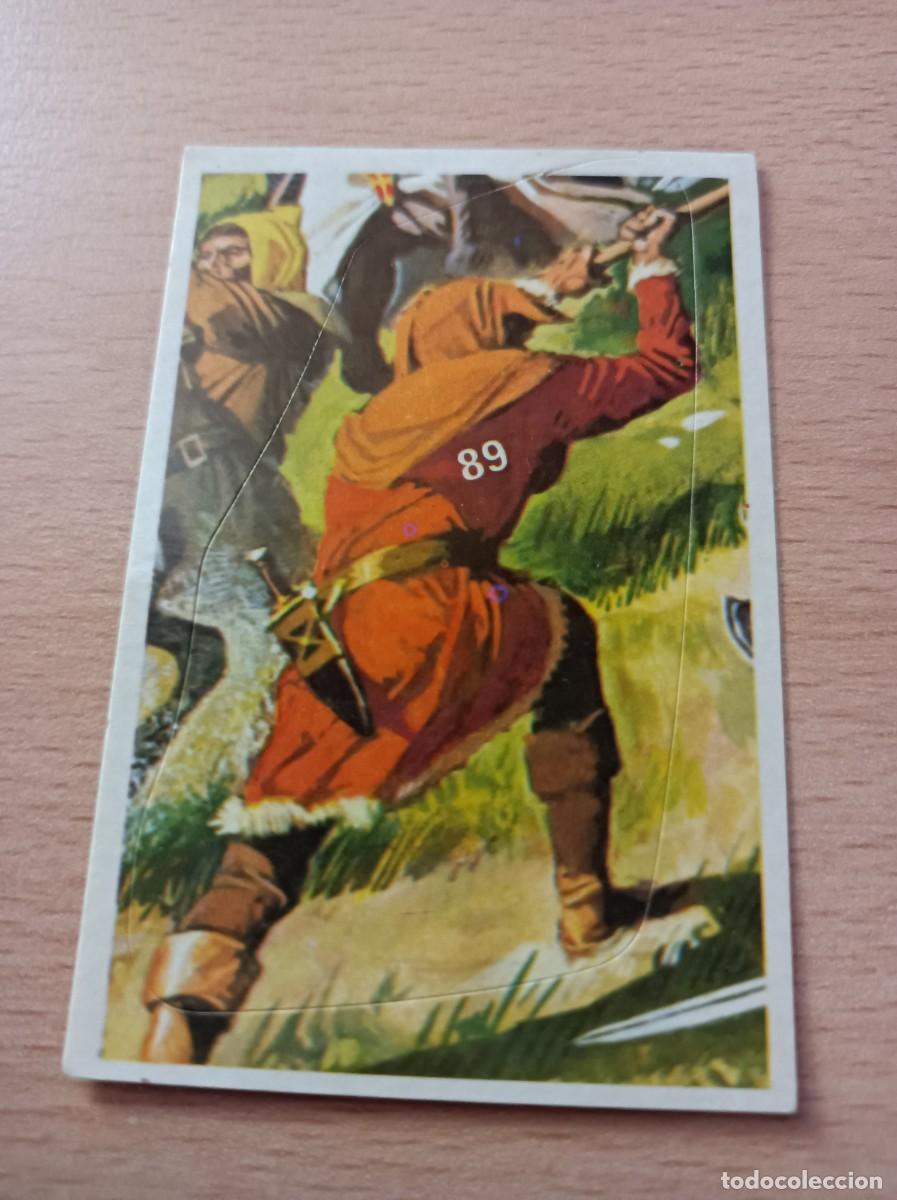 Coleccionismo Cromos antiguos: CROMO N&ordm; 89 BATALLAS HIST&Oacute;RICAS EDITORIAL COX SIN PEGAR COMPATIBLE CON DIFUSURA DE CULTURAS