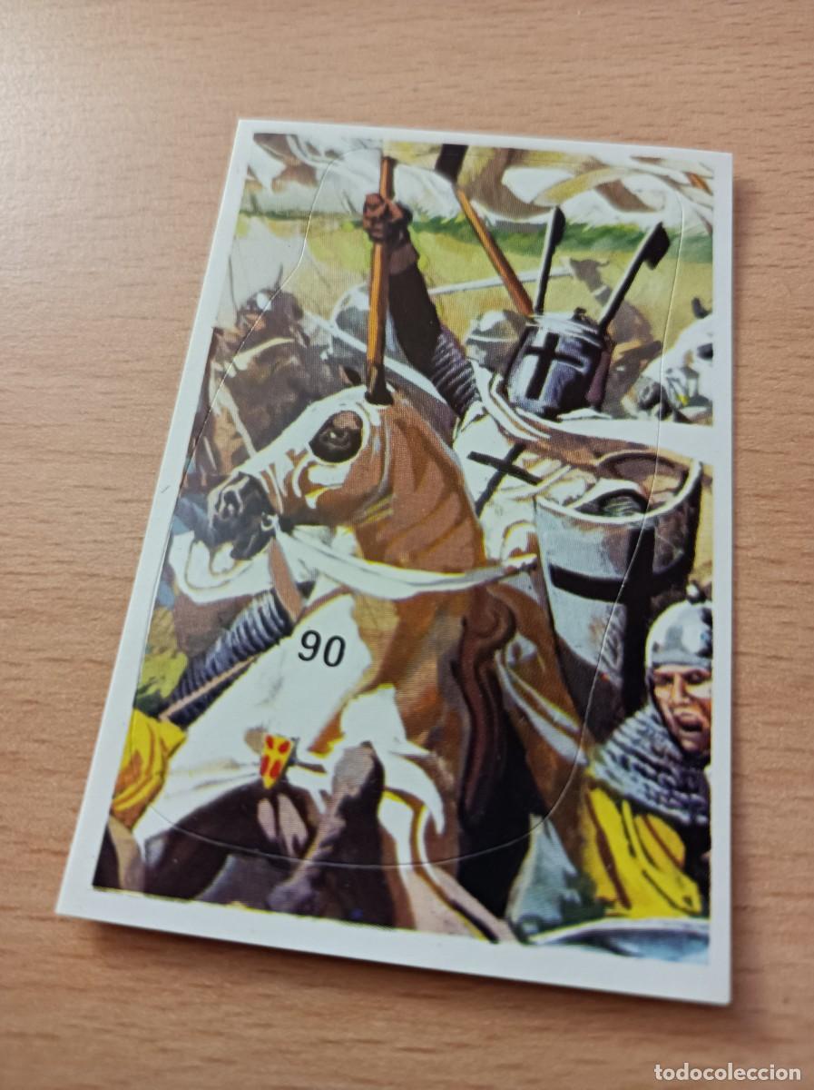 Coleccionismo Cromos antiguos: CROMO N&ordm; 90 BATALLAS HIST&Oacute;RICAS EDITORIAL COX SIN PEGAR COMPATIBLE CON DIFUSURA DE CULTURAS